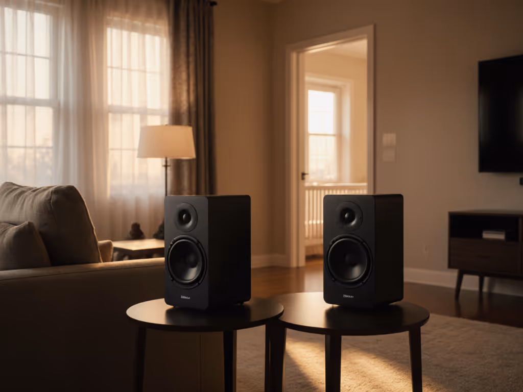 samsung_hw-q990f_rear_speakers_placed_on_side_tables_in_living_room_with_nursery_visible_in_background