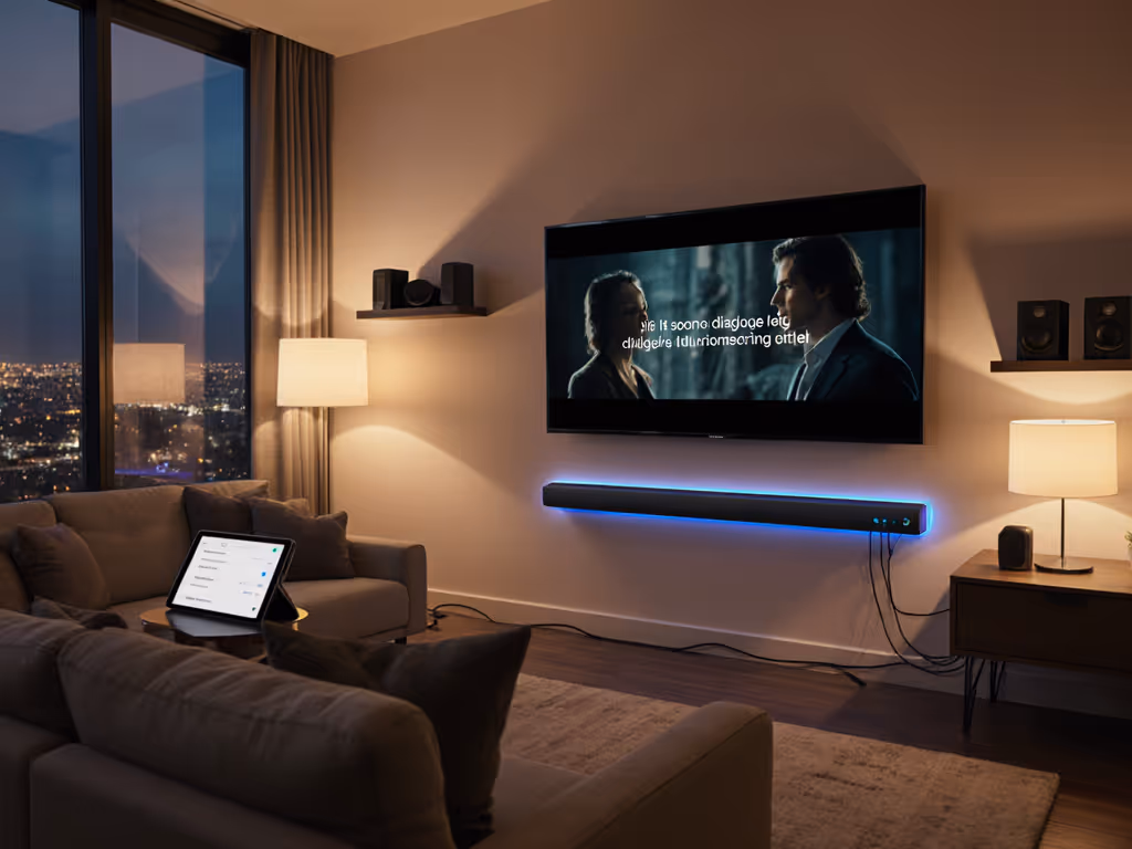 2025 Soundbar Tech: Clear Dialogue Clean Setup